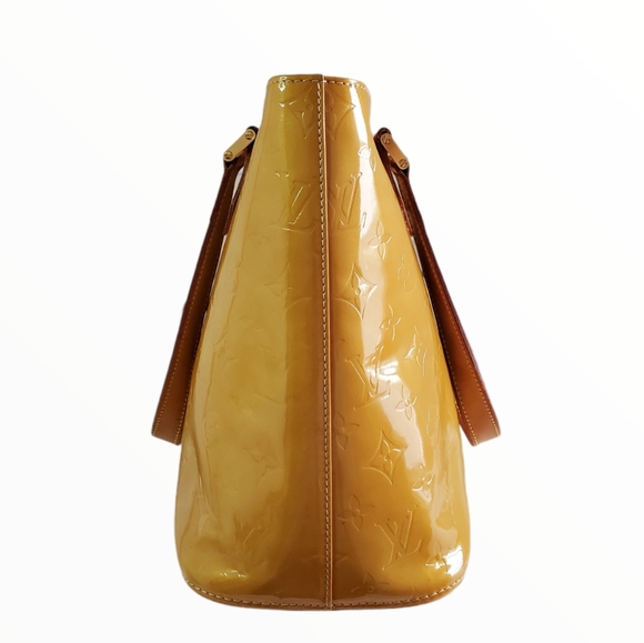 ‼️SOLD‼️ LOUIS VUITTON VERNIS HOUSTON YELLOW MONO - Picture 4 of 15